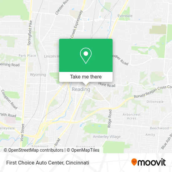 First Choice Auto Center map