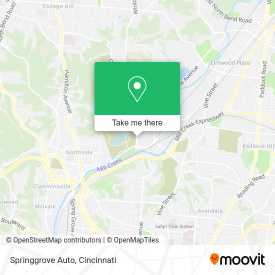 Springgrove Auto map