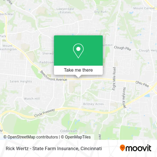 Rick Wertz - State Farm Insurance map