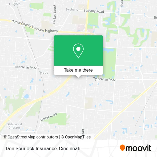 Don Spurlock Insurance map