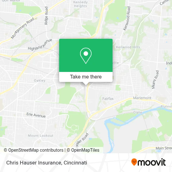 Chris Hauser Insurance map