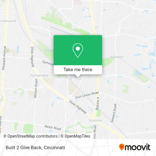 Built 2 Give Back map