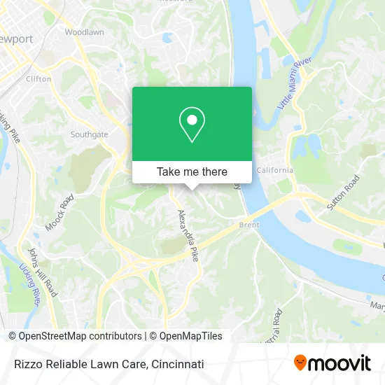 Rizzo Reliable Lawn Care map
