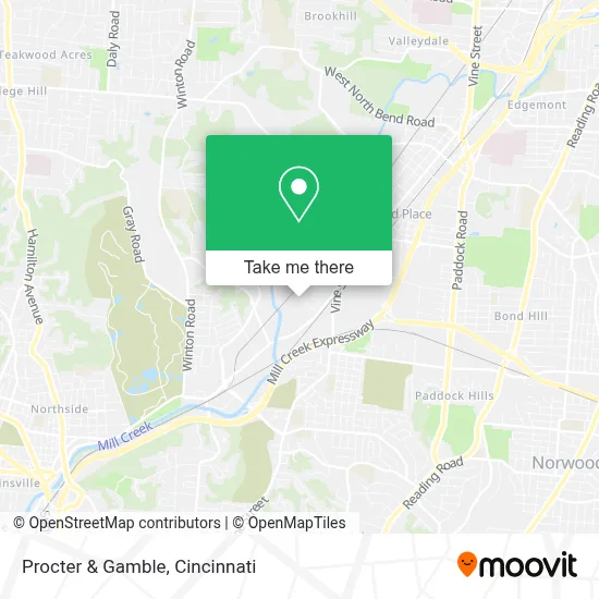Procter & Gamble map