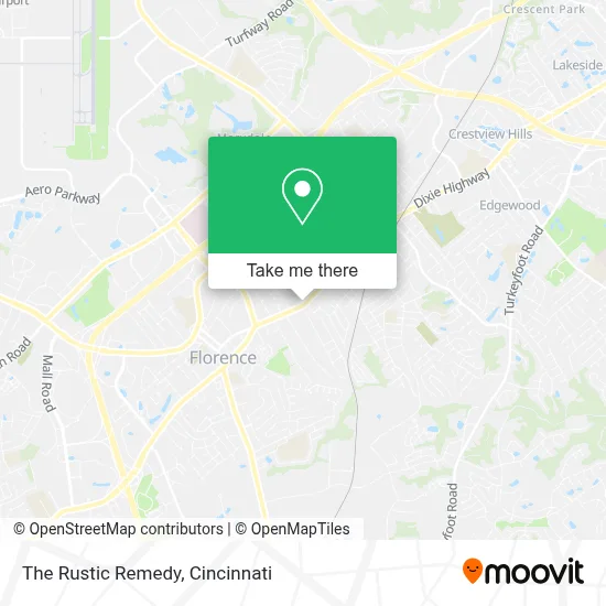 The Rustic Remedy map