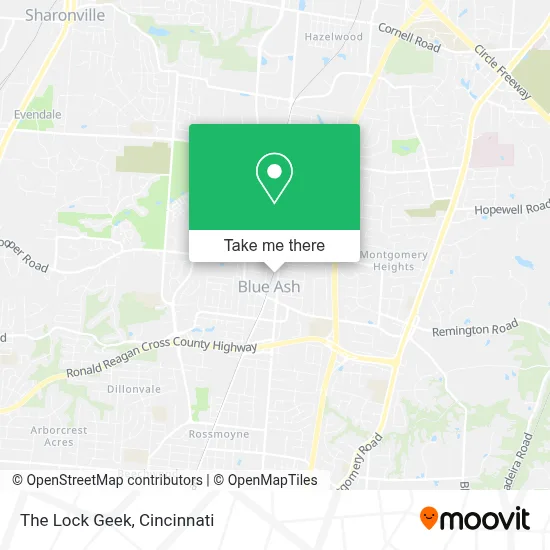 The Lock Geek map