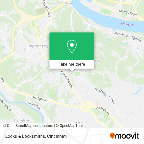 Locks & Locksmiths map