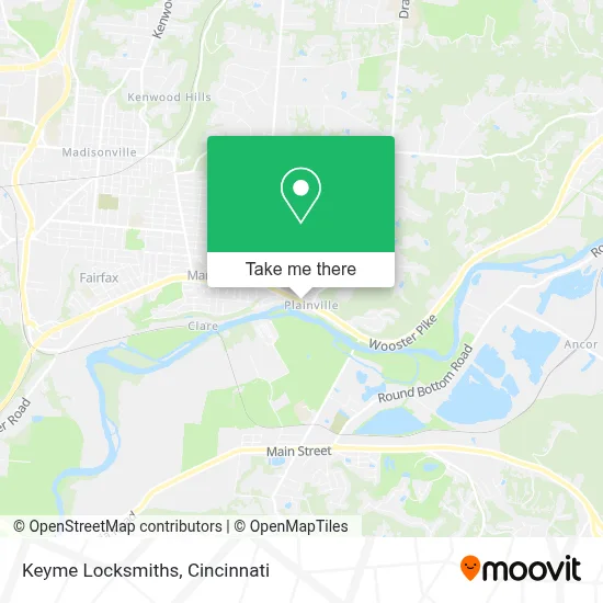 Keyme Locksmiths map
