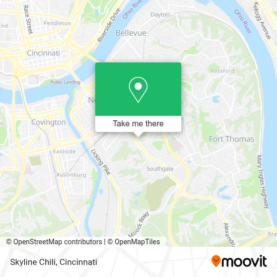 Skyline Chili map