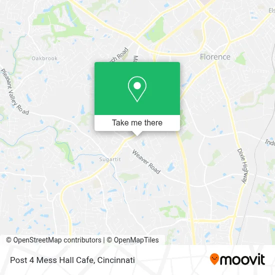 Post 4 Mess Hall Cafe map