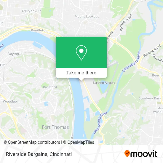 Riverside Bargains map