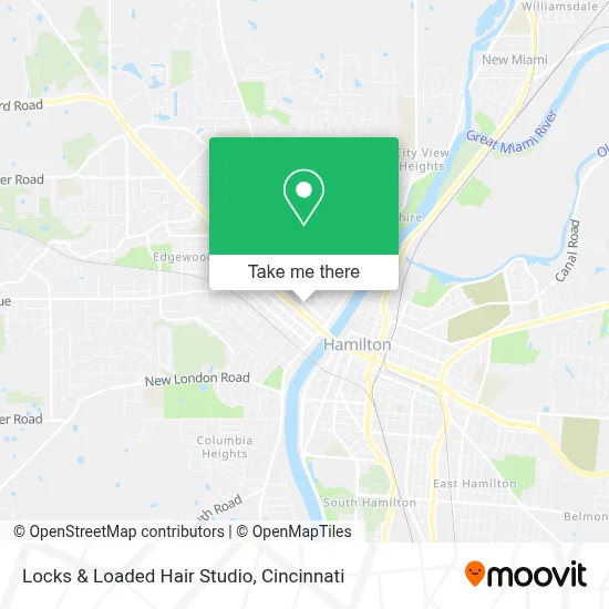 Locks & Loaded Hair Studio map