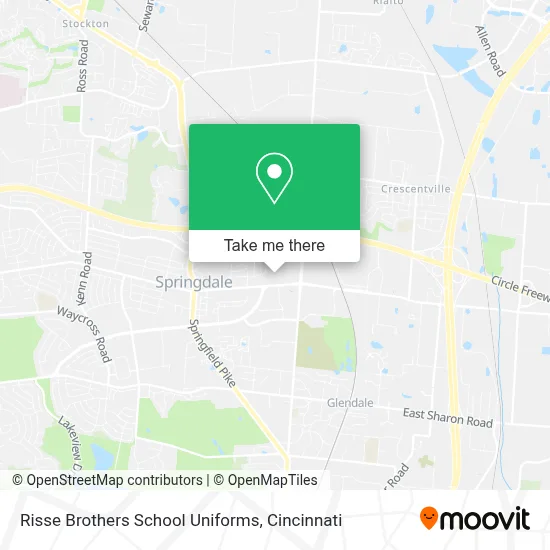 Risse Brothers School Uniforms map