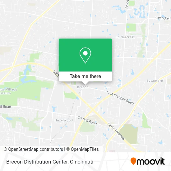 Brecon Distribution Center map