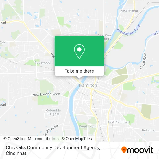 Chrysalis Community Development Agency map