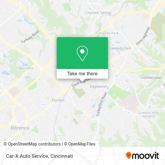 Car-X Auto Service map