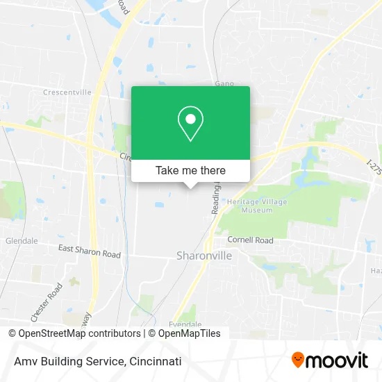 Amv Building Service map