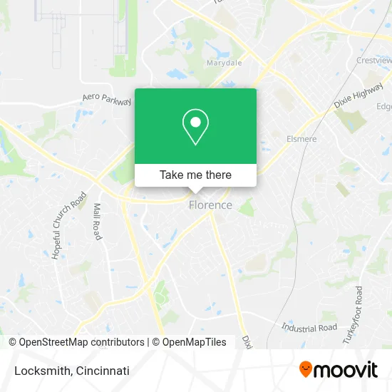 Locksmith map