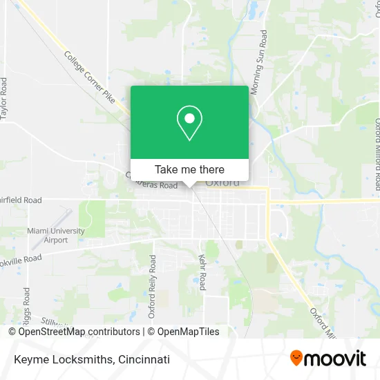 Keyme Locksmiths map