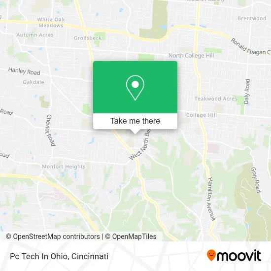 Pc Tech In Ohio map