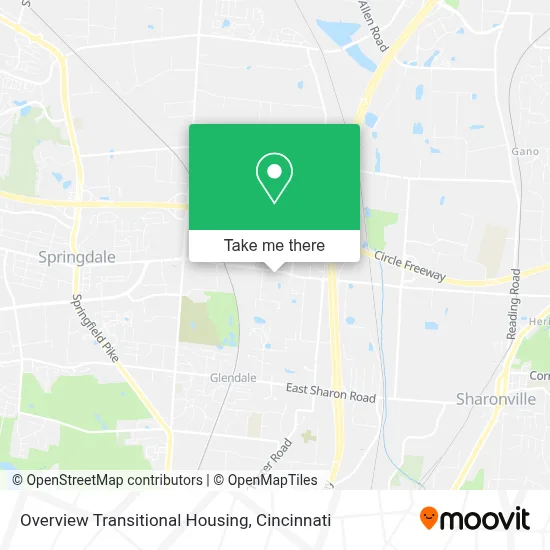 Overview Transitional Housing map