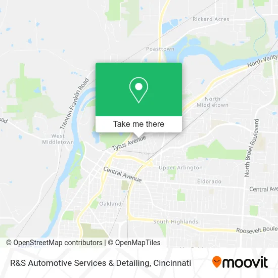 R&S Automotive Services & Detailing map