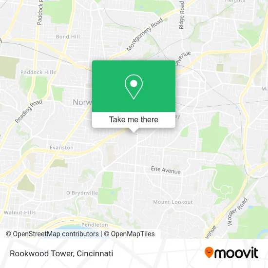 Rookwood Tower map