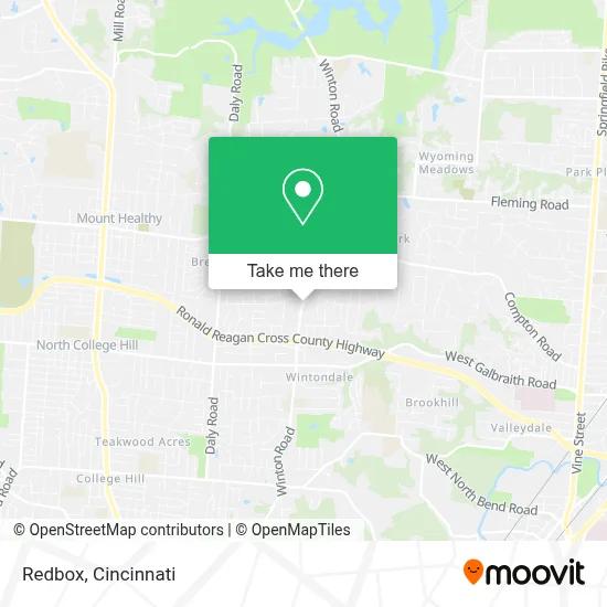 Redbox map