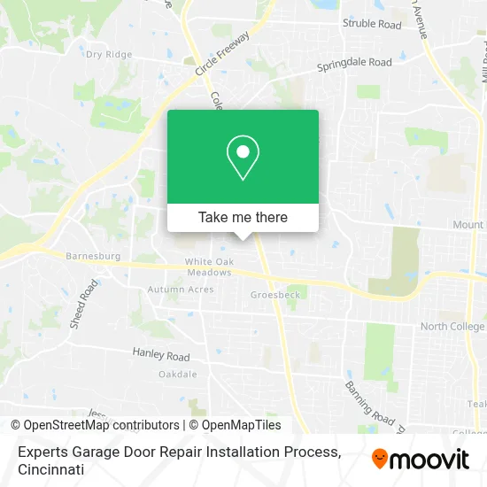 Experts Garage Door Repair Installation Process map