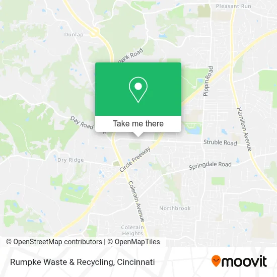 Rumpke Waste & Recycling map