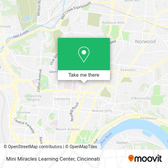 Mini Miracles Learning Center map
