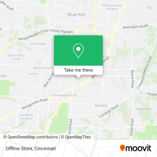 Offline Store map
