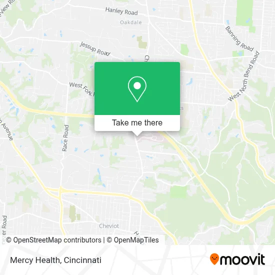 Mercy Health map