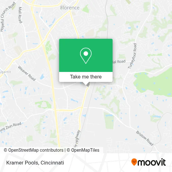 Kramer Pools map