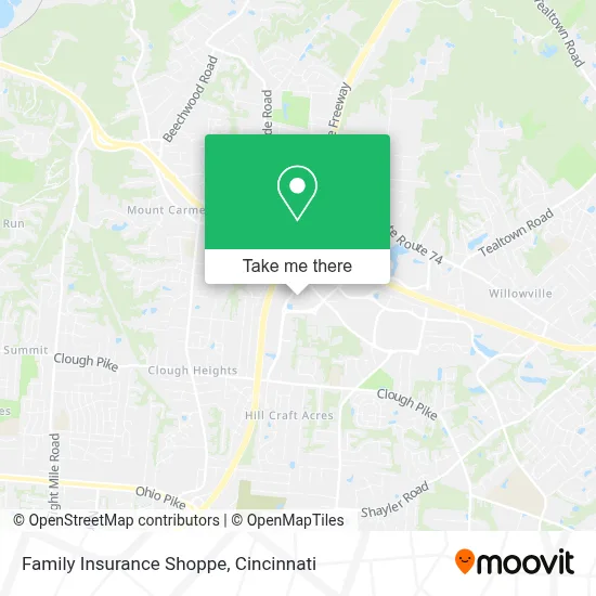 Family Insurance Shoppe map