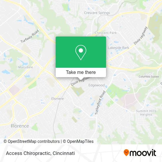 Access Chiropractic map