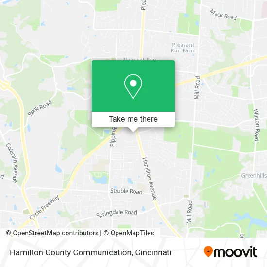 Hamilton County Communication map