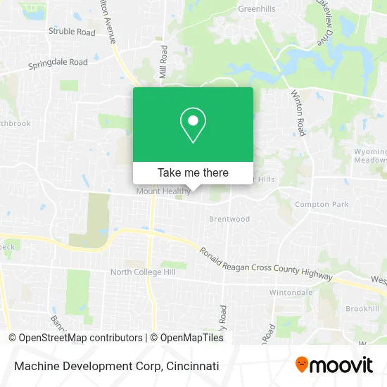 Machine Development Corp map