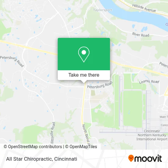 All Star Chiropractic map