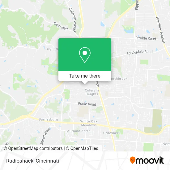 Radioshack map