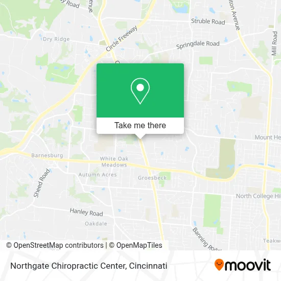 Northgate Chiropractic Center map