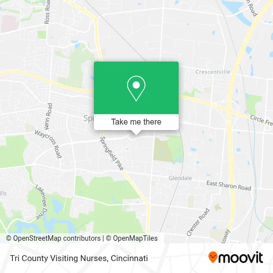 Tri County Visiting Nurses map