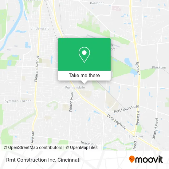 Rmt Construction Inc map