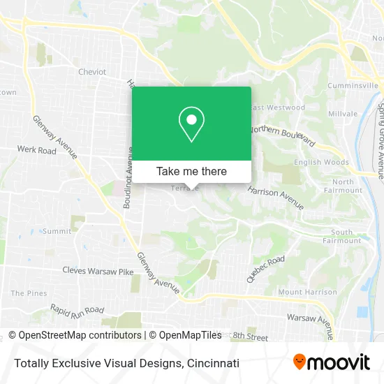 Totally Exclusive Visual Designs map