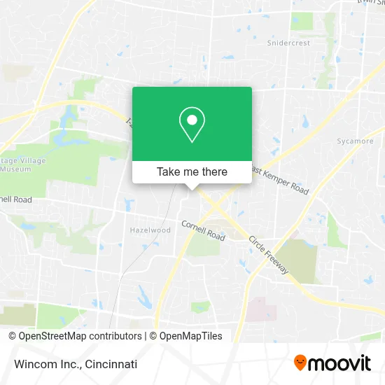Wincom Inc. map
