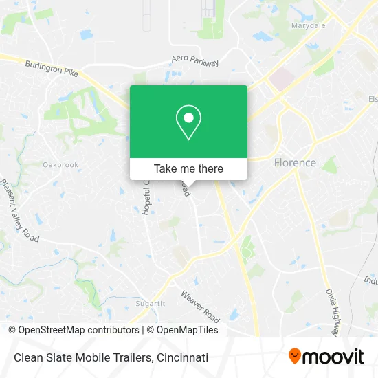 Clean Slate Mobile Trailers map