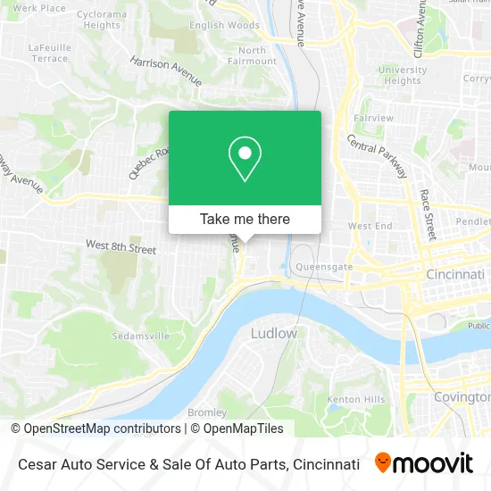 Cesar Auto Service & Sale Of Auto Parts map