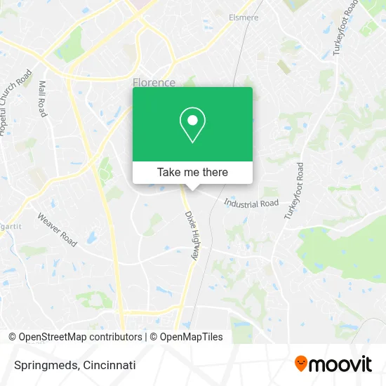 Springmeds map