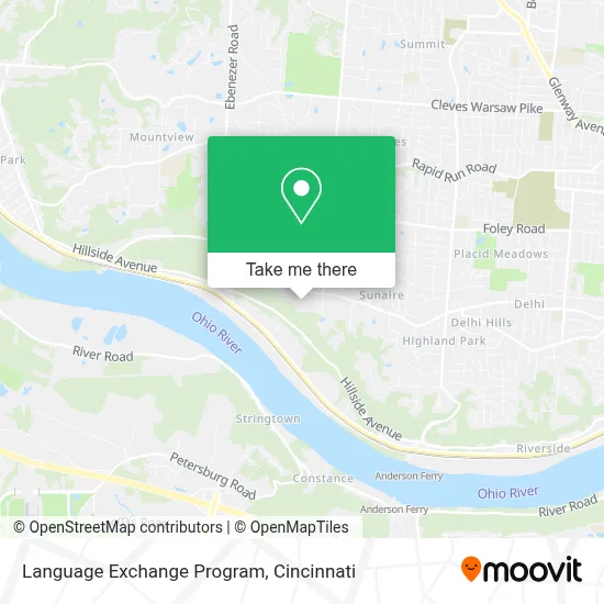 Language Exchange Program map