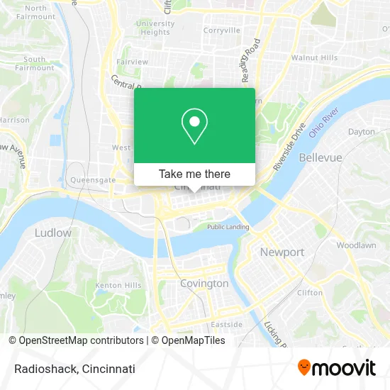 Radioshack map